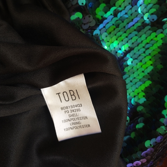 Tobi Sequin Dress Small NWT - Picture 5 of 6